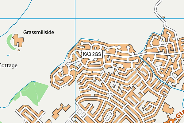 KA3 2GS map - OS VectorMap District (Ordnance Survey) KA3 2GS map - OS VectorMap District (Ordnance Survey)