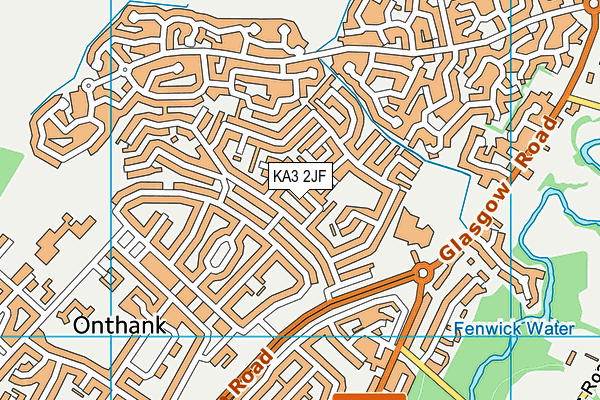KA3 2JF map - OS VectorMap District (Ordnance Survey) KA3 2JF map - OS VectorMap District (Ordnance Survey)
