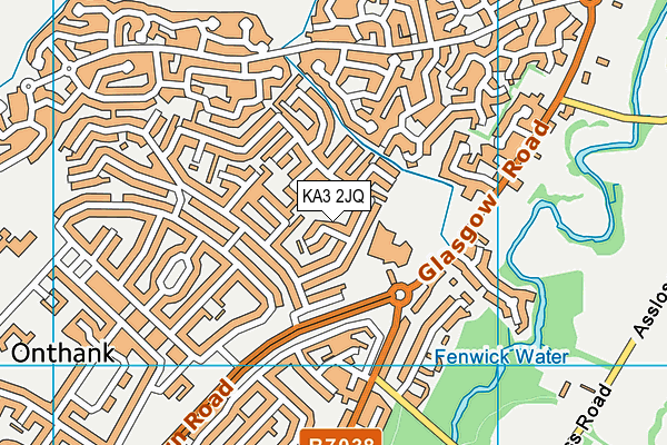 KA3 2JQ map - OS VectorMap District (Ordnance Survey) KA3 2JQ map - OS VectorMap District (Ordnance Survey)