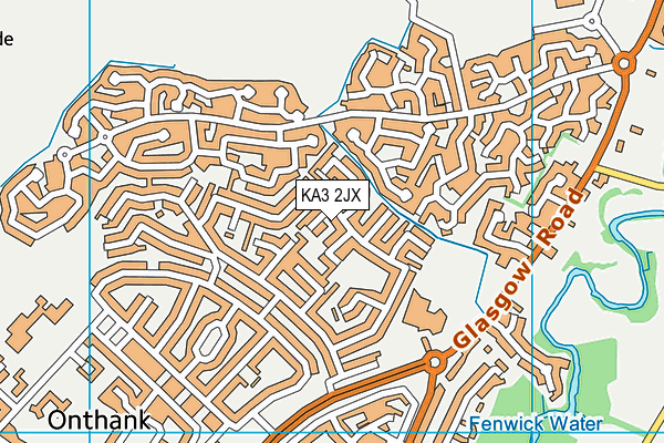 KA3 2JX map - OS VectorMap District (Ordnance Survey) KA3 2JX map - OS VectorMap District (Ordnance Survey)