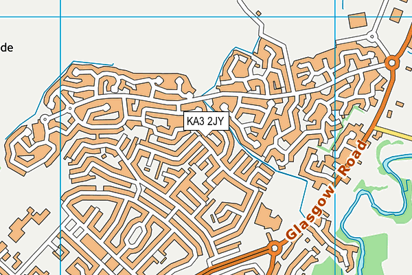 KA3 2JY map - OS VectorMap District (Ordnance Survey) KA3 2JY map - OS VectorMap District (Ordnance Survey)