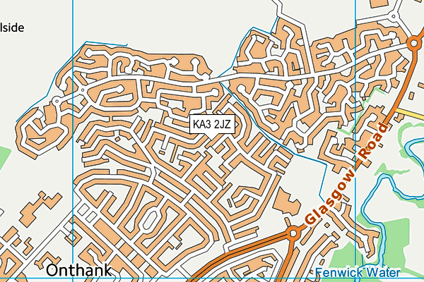 KA3 2JZ map - OS VectorMap District (Ordnance Survey) KA3 2JZ map - OS VectorMap District (Ordnance Survey)