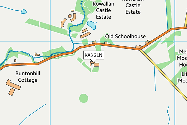 KA3 2LN map - OS VectorMap District (Ordnance Survey) KA3 2LN map - OS VectorMap District (Ordnance Survey)