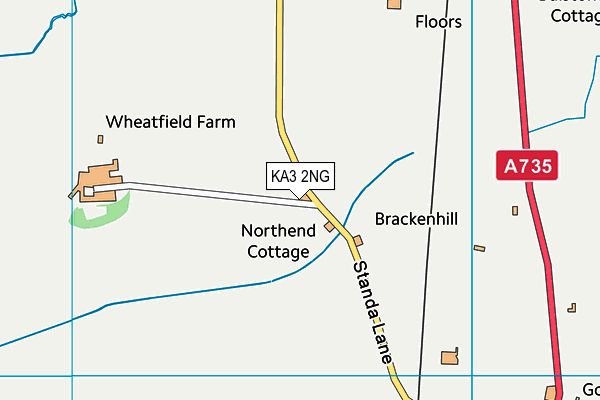 KA3 2NG map - OS VectorMap District (Ordnance Survey)