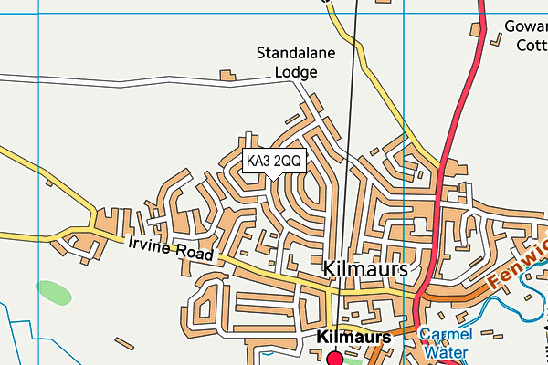 KA3 2QQ map - OS VectorMap District (Ordnance Survey) KA3 2QQ map - OS VectorMap District (Ordnance Survey)