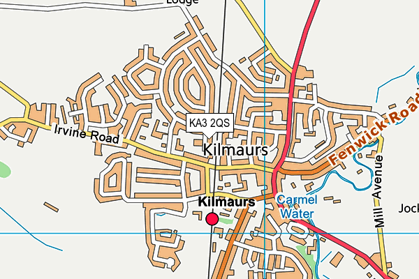 KA3 2QS map - OS VectorMap District (Ordnance Survey) KA3 2QS map - OS VectorMap District (Ordnance Survey)
