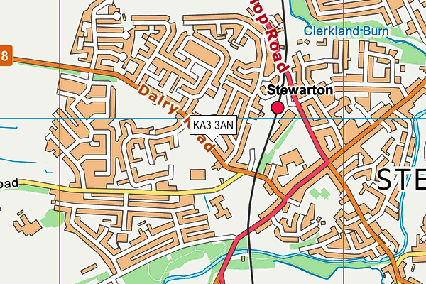 KA3 3AN map - OS VectorMap District (Ordnance Survey)