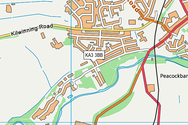 KA3 3BB map - OS VectorMap District (Ordnance Survey) KA3 3BB map - OS VectorMap District (Ordnance Survey)