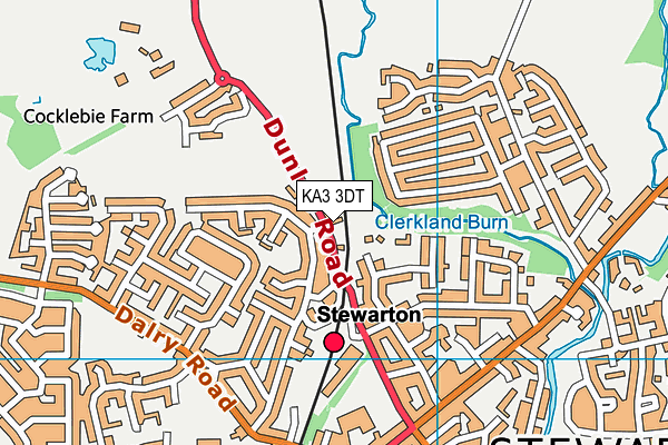 KA3 3DT map - OS VectorMap District (Ordnance Survey) KA3 3DT map - OS VectorMap District (Ordnance Survey)