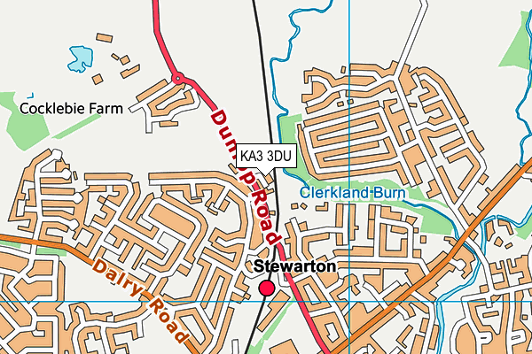 KA3 3DU map - OS VectorMap District (Ordnance Survey) KA3 3DU map - OS VectorMap District (Ordnance Survey)