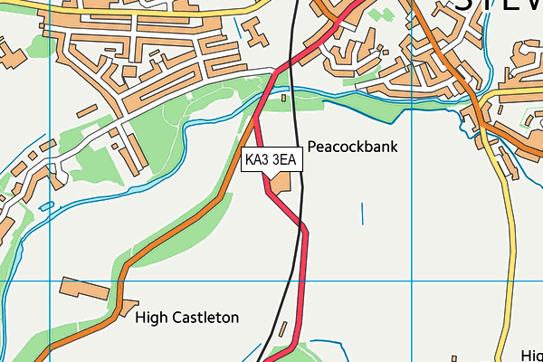 KA3 3EA map - OS VectorMap District (Ordnance Survey) KA3 3EA map - OS VectorMap District (Ordnance Survey)