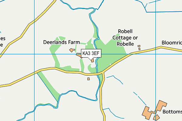 KA3 3EF map - OS VectorMap District (Ordnance Survey) KA3 3EF map - OS VectorMap District (Ordnance Survey)