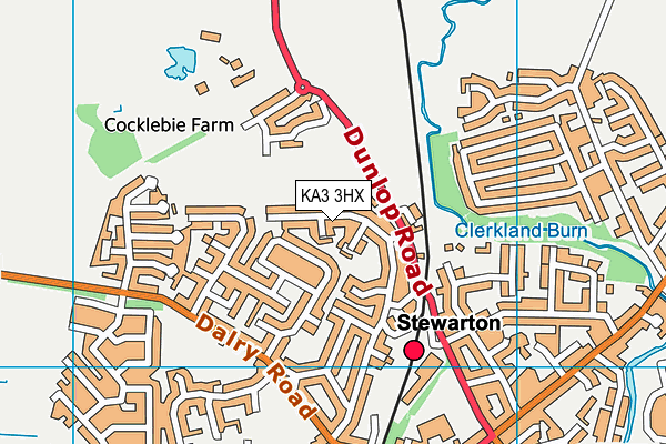 KA3 3HX map - OS VectorMap District (Ordnance Survey) KA3 3HX map - OS VectorMap District (Ordnance Survey)