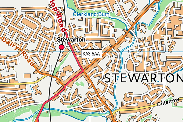 KA3 5AA map - OS VectorMap District (Ordnance Survey)