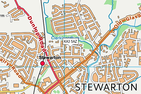 KA3 5AZ map - OS VectorMap District (Ordnance Survey) KA3 5AZ map - OS VectorMap District (Ordnance Survey)