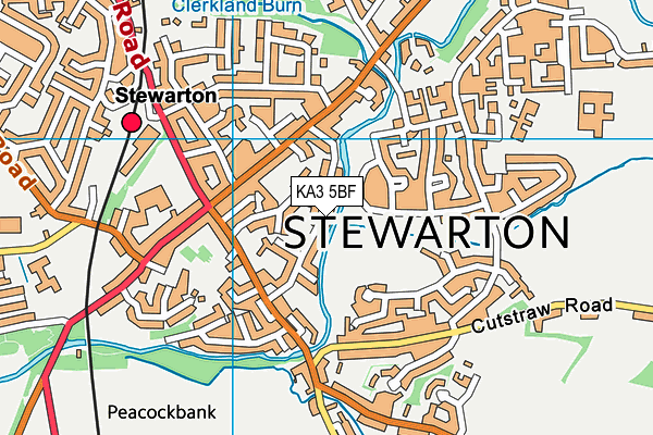 KA3 5BF map - OS VectorMap District (Ordnance Survey) KA3 5BF map - OS VectorMap District (Ordnance Survey)