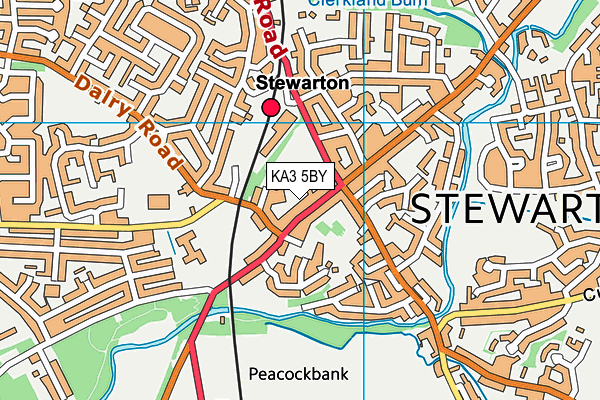 KA3 5BY map - OS VectorMap District (Ordnance Survey) KA3 5BY map - OS VectorMap District (Ordnance Survey)