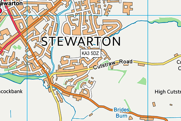 KA3 5DZ map - OS VectorMap District (Ordnance Survey) KA3 5DZ map - OS VectorMap District (Ordnance Survey)