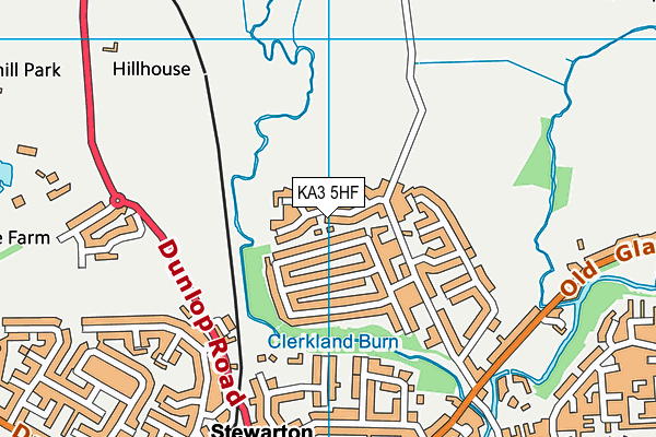 KA3 5HF map - OS VectorMap District (Ordnance Survey) KA3 5HF map - OS VectorMap District (Ordnance Survey)
