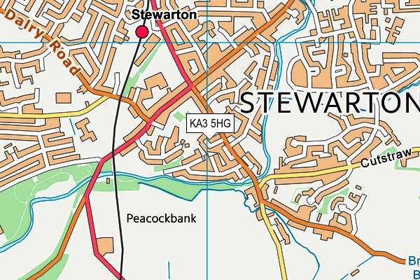 KA3 5HG map - OS VectorMap District (Ordnance Survey) KA3 5HG map - OS VectorMap District (Ordnance Survey)
