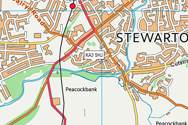KA3 5HJ map - OS VectorMap District (Ordnance Survey) KA3 5HJ map - OS VectorMap District (Ordnance Survey)