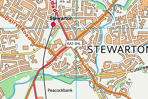 KA3 5HL map - OS VectorMap District (Ordnance Survey) KA3 5HL map - OS VectorMap District (Ordnance Survey)