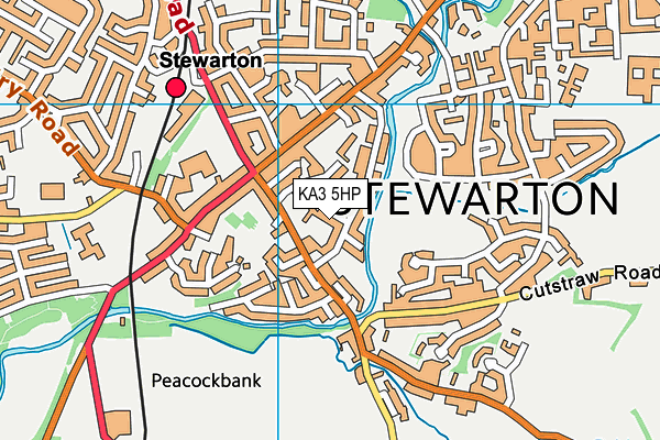 KA3 5HP map - OS VectorMap District (Ordnance Survey)