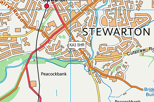 KA3 5HR map - OS VectorMap District (Ordnance Survey) KA3 5HR map - OS VectorMap District (Ordnance Survey)