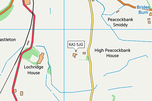 KA3 5JG map - OS VectorMap District (Ordnance Survey) KA3 5JG map - OS VectorMap District (Ordnance Survey)