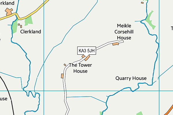 KA3 5JH map - OS VectorMap District (Ordnance Survey) KA3 5JH map - OS VectorMap District (Ordnance Survey)