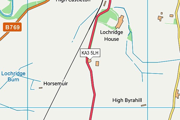 KA3 5LH map - OS VectorMap District (Ordnance Survey) KA3 5LH map - OS VectorMap District (Ordnance Survey)