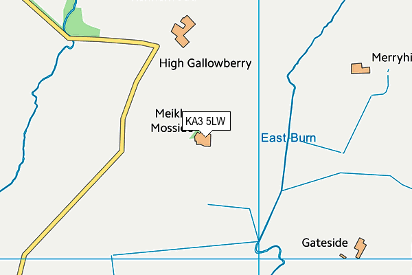 KA3 5LW map - OS VectorMap District (Ordnance Survey) KA3 5LW map - OS VectorMap District (Ordnance Survey)