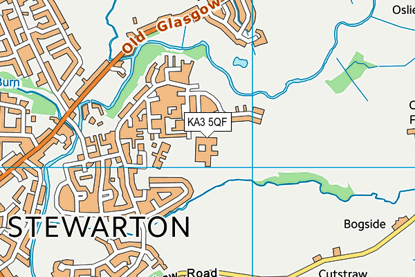 KA3 5QF map - OS VectorMap District (Ordnance Survey) KA3 5QF map - OS VectorMap District (Ordnance Survey)