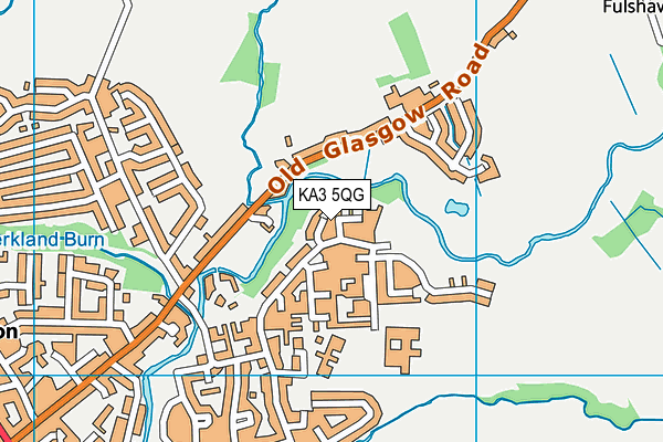 KA3 5QG map - OS VectorMap District (Ordnance Survey) KA3 5QG map - OS VectorMap District (Ordnance Survey)