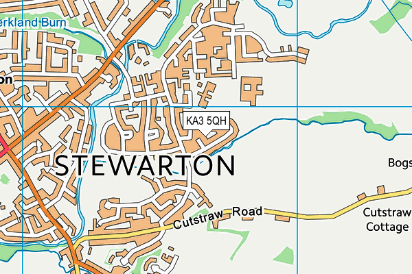 KA3 5QH map - OS VectorMap District (Ordnance Survey)