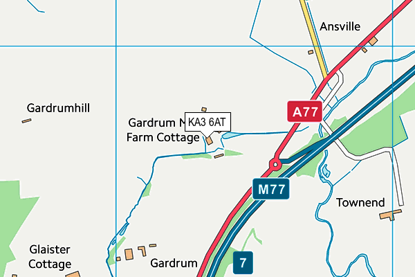 KA3 6AT map - OS VectorMap District (Ordnance Survey) KA3 6AT map - OS VectorMap District (Ordnance Survey)
