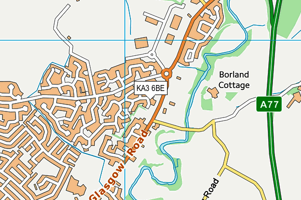 KA3 6BE map - OS VectorMap District (Ordnance Survey) KA3 6BE map - OS VectorMap District (Ordnance Survey)