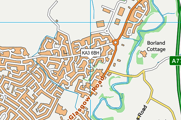 KA3 6BH map - OS VectorMap District (Ordnance Survey) KA3 6BH map - OS VectorMap District (Ordnance Survey)