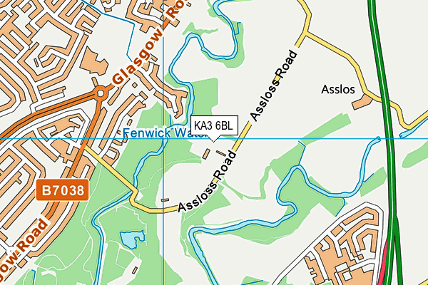 KA3 6BL map - OS VectorMap District (Ordnance Survey) KA3 6BL map - OS VectorMap District (Ordnance Survey)