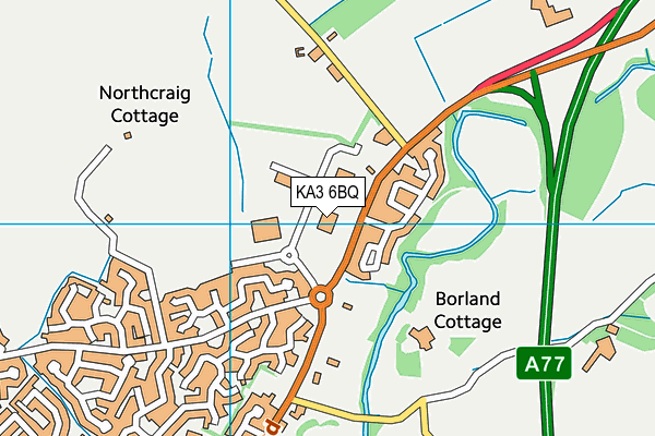 KA3 6BQ map - OS VectorMap District (Ordnance Survey) KA3 6BQ map - OS VectorMap District (Ordnance Survey)