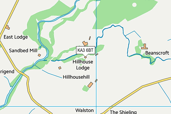 KA3 6BT map - OS VectorMap District (Ordnance Survey) KA3 6BT map - OS VectorMap District (Ordnance Survey)