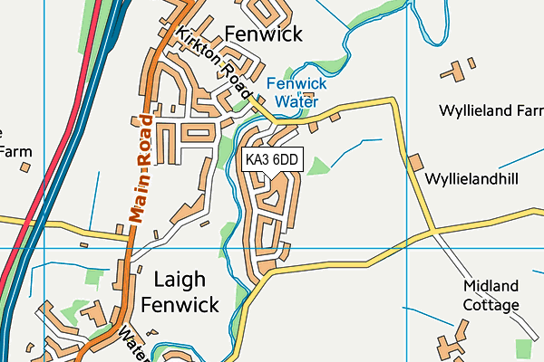 KA3 6DD map - OS VectorMap District (Ordnance Survey)
