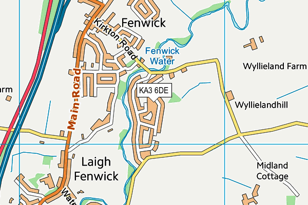 KA3 6DE map - OS VectorMap District (Ordnance Survey) KA3 6DE map - OS VectorMap District (Ordnance Survey)