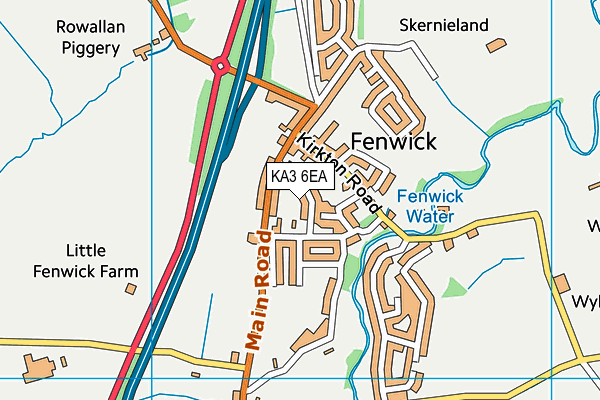 KA3 6EA map - OS VectorMap District (Ordnance Survey) KA3 6EA map - OS VectorMap District (Ordnance Survey)