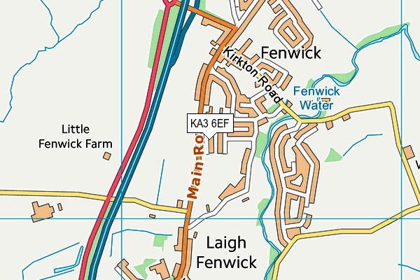 KA3 6EF map - OS VectorMap District (Ordnance Survey) KA3 6EF map - OS VectorMap District (Ordnance Survey)