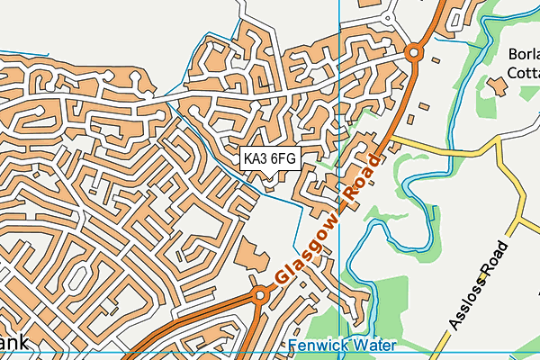 KA3 6FG map - OS VectorMap District (Ordnance Survey) KA3 6FG map - OS VectorMap District (Ordnance Survey)