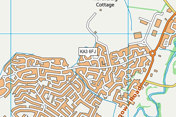 KA3 6FJ map - OS VectorMap District (Ordnance Survey) KA3 6FJ map - OS VectorMap District (Ordnance Survey)