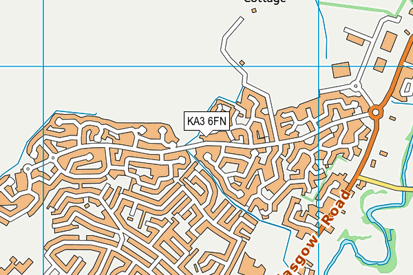 KA3 6FN map - OS VectorMap District (Ordnance Survey) KA3 6FN map - OS VectorMap District (Ordnance Survey)