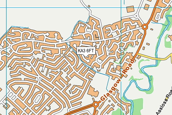 KA3 6FT map - OS VectorMap District (Ordnance Survey) KA3 6FT map - OS VectorMap District (Ordnance Survey)
