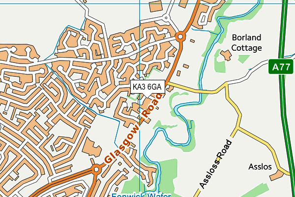 KA3 6GA map - OS VectorMap District (Ordnance Survey) KA3 6GA map - OS VectorMap District (Ordnance Survey)
